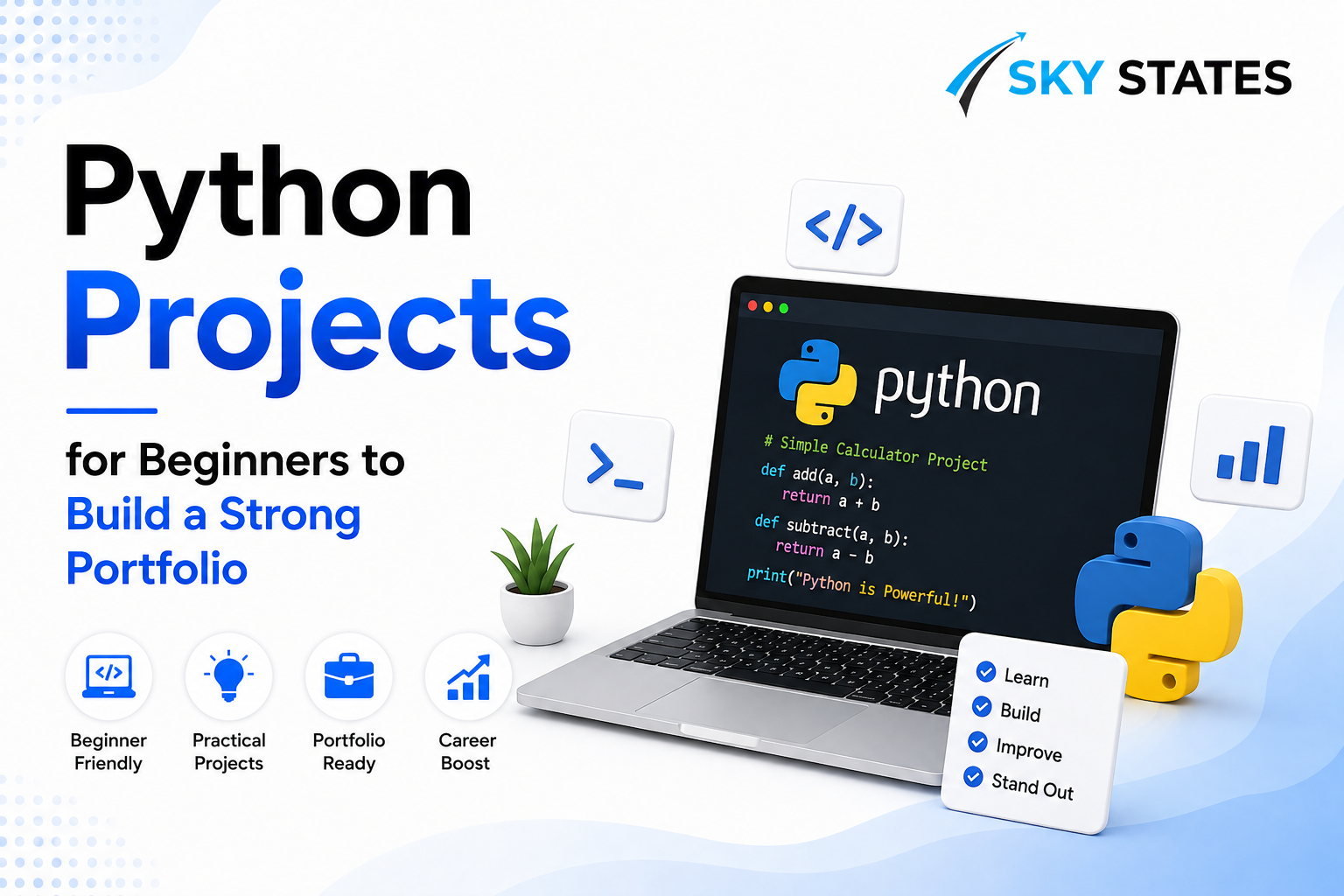 Python Projects for Beginners to Build a Strong Portfolio