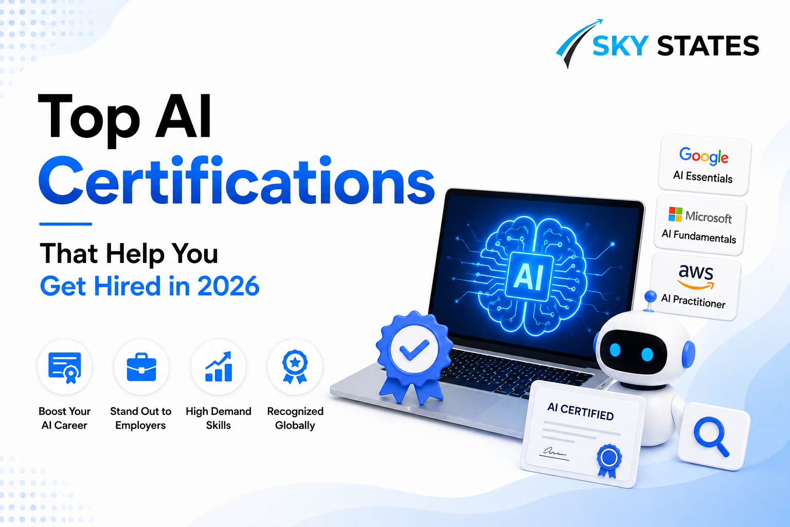 Top AI Certifications That Help You Get Hired in 2026
